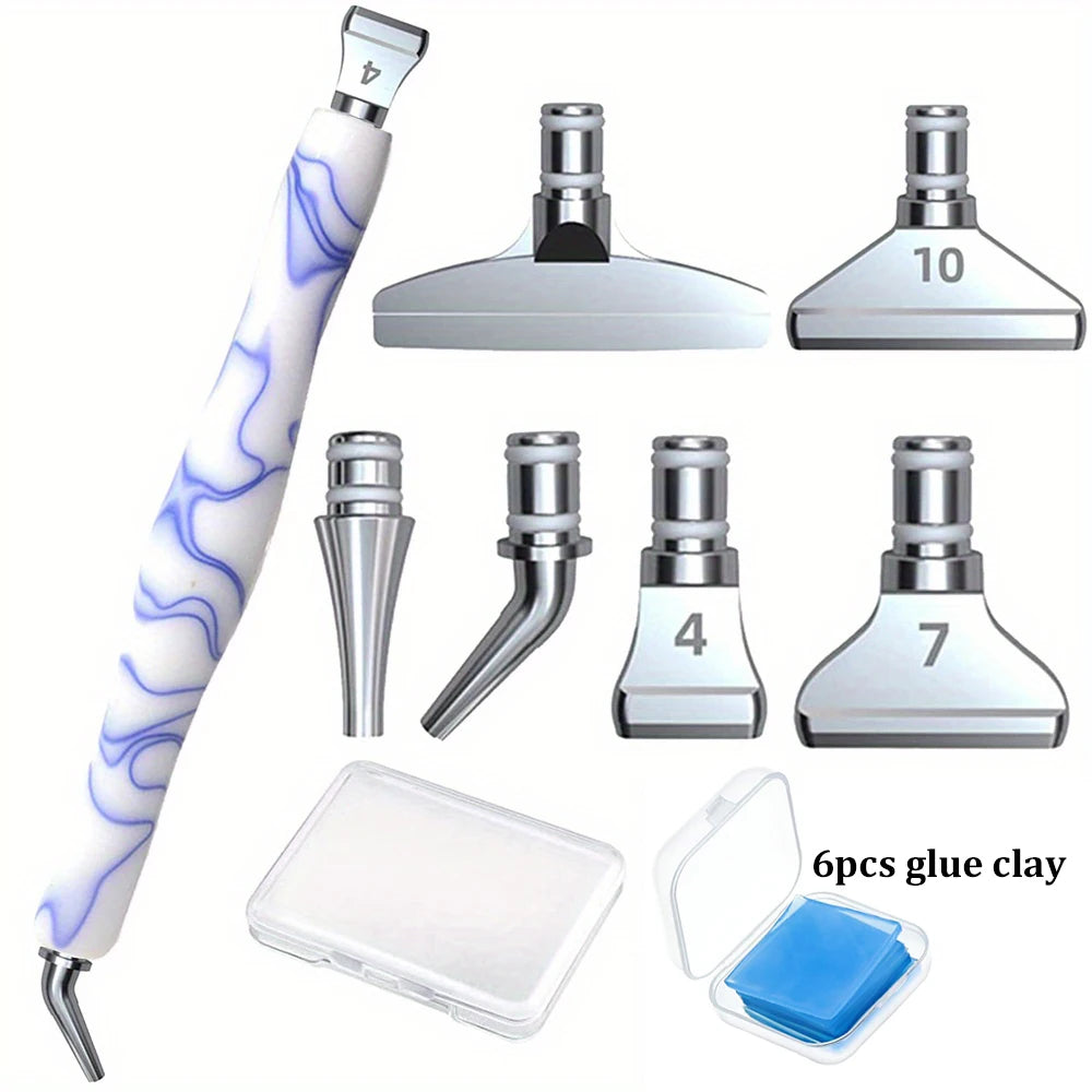 SparkCraft Resin Diamond Painting Pen & Metal Tip Set