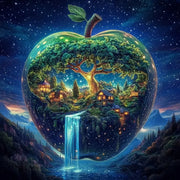 Enchanted Worlds – Glass Landscape Diamond Painting Collection artwork design 5509