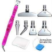 SparkCraft Resin Diamond Painting Pen & Metal Tip Set option purple