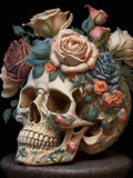 Sugar Skull Blooms – AB & Fairy Dust Diamond Painting Collection