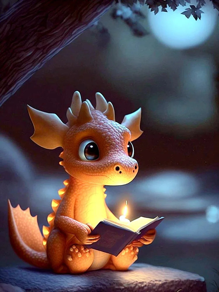 Enchanted Baby Dragons AB & Fairy Dust Diamond Painting Collection