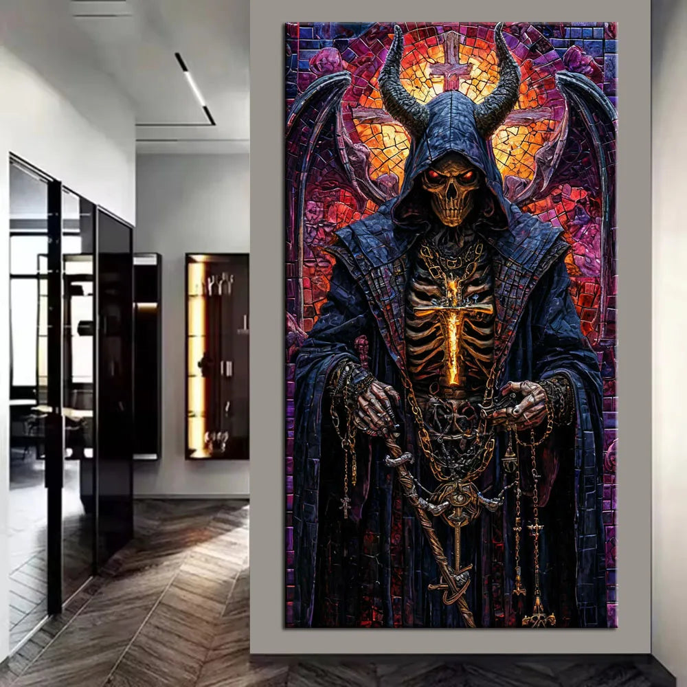 Reaper’s Realm – Gothic Skull Diamond Painting Collection