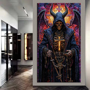 Reaper’s Realm – Gothic Skull Diamond Painting Collection artwork design J5891-5