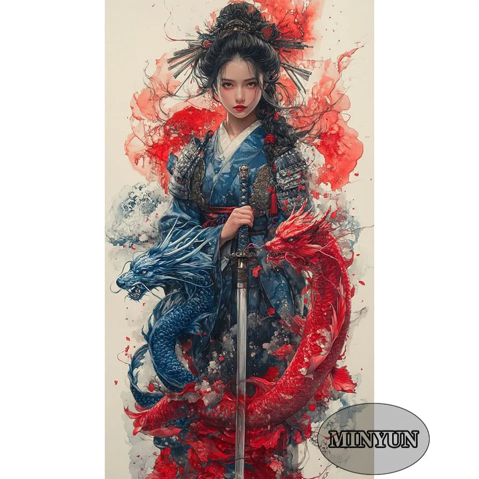 Kimono Reverie – Japanese Beauty Diamond Painting Collection