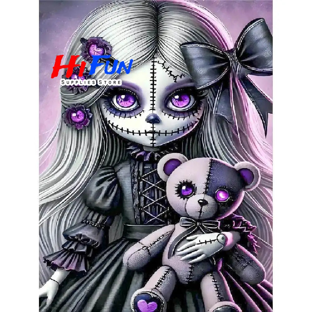 Twilight Dolls – Gothic Character Collection Diamond Painting Kit