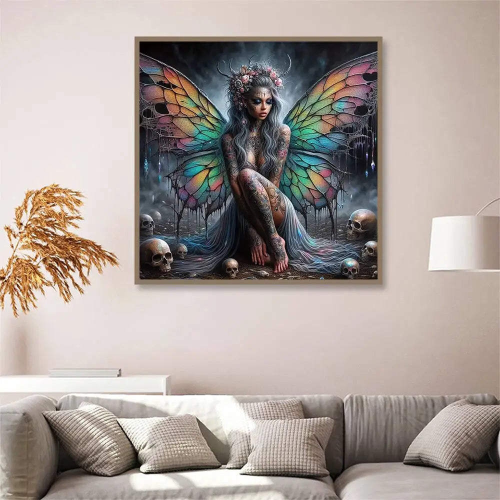 Twilight Wings – Gothic Fairy Diamond Painting Kit