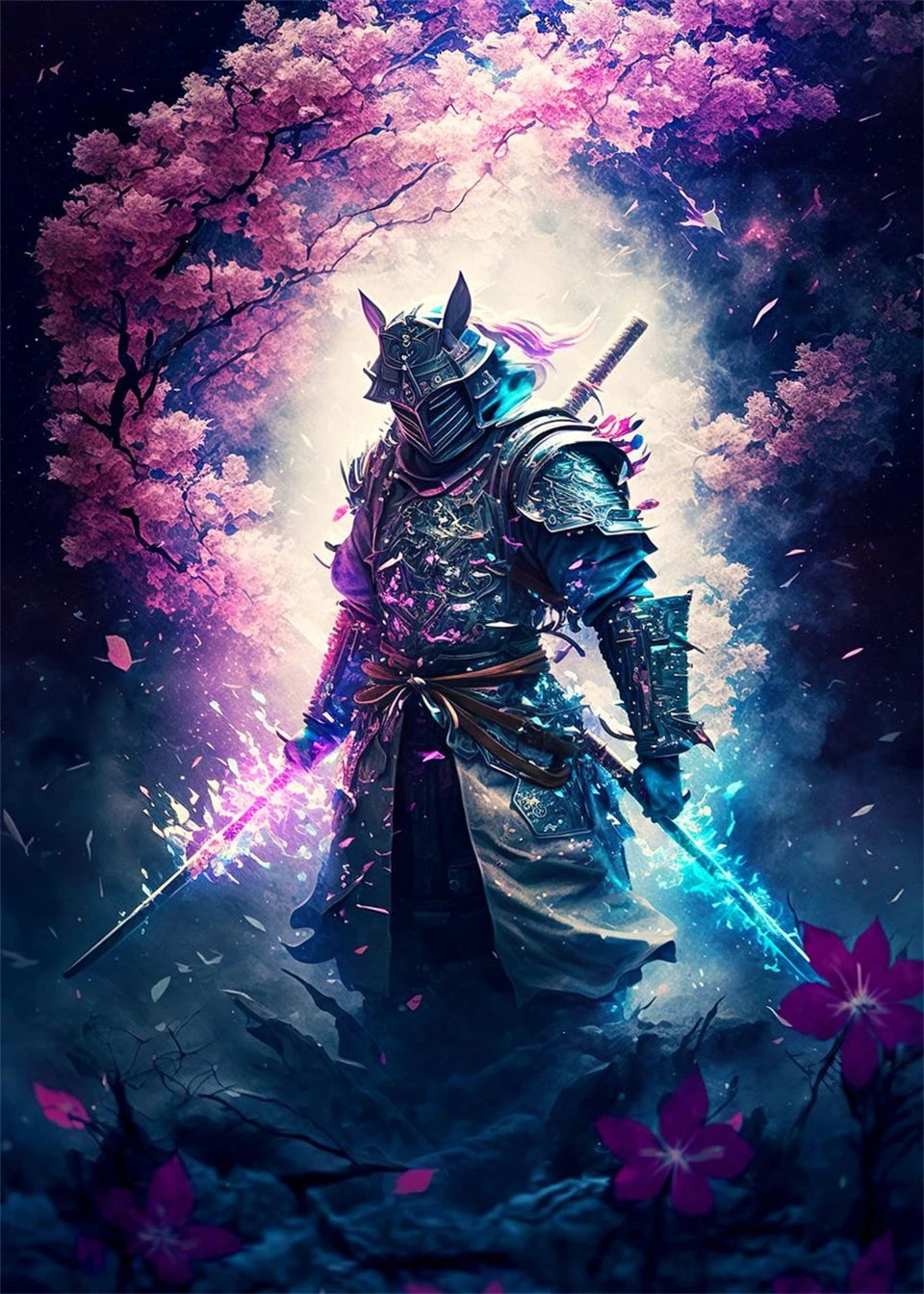 Sakura Warriors – 120-Color Diamond Painting Collection