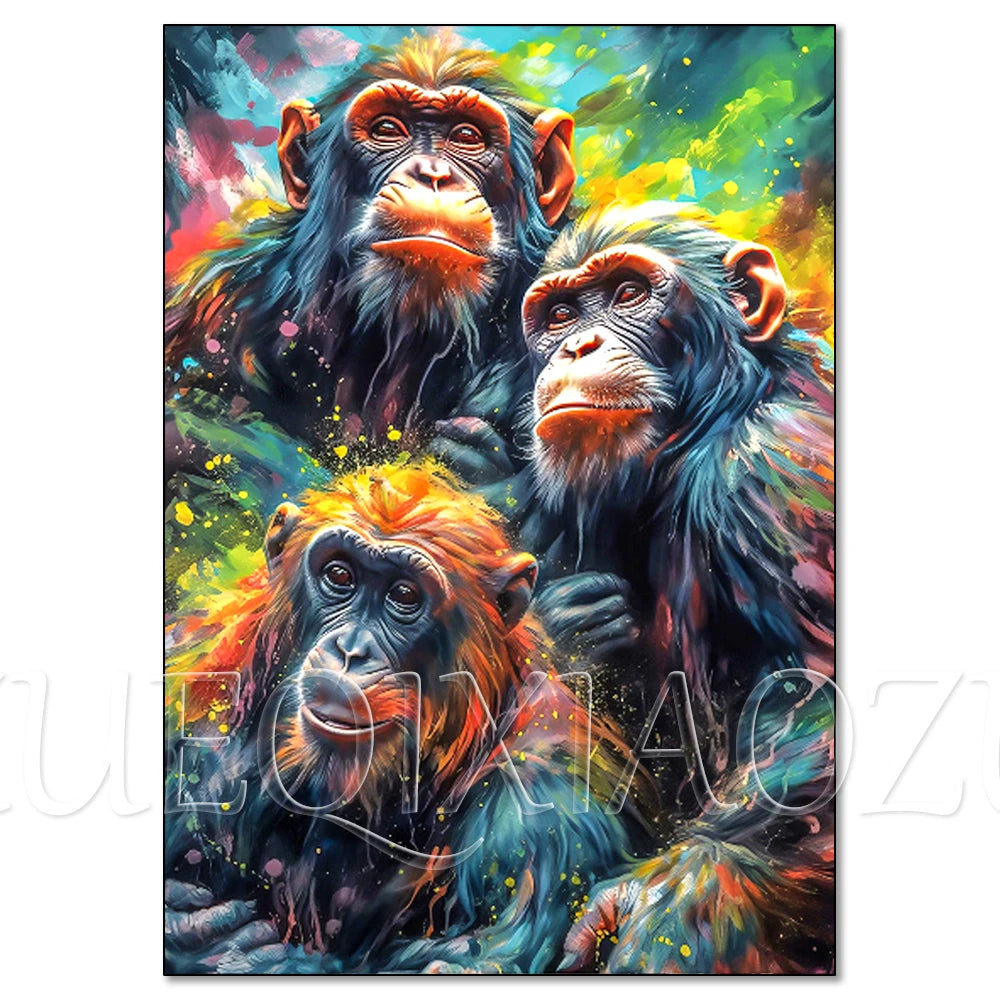 Kaleidoscope Companions – Animal Collection Diamond Painting Kit