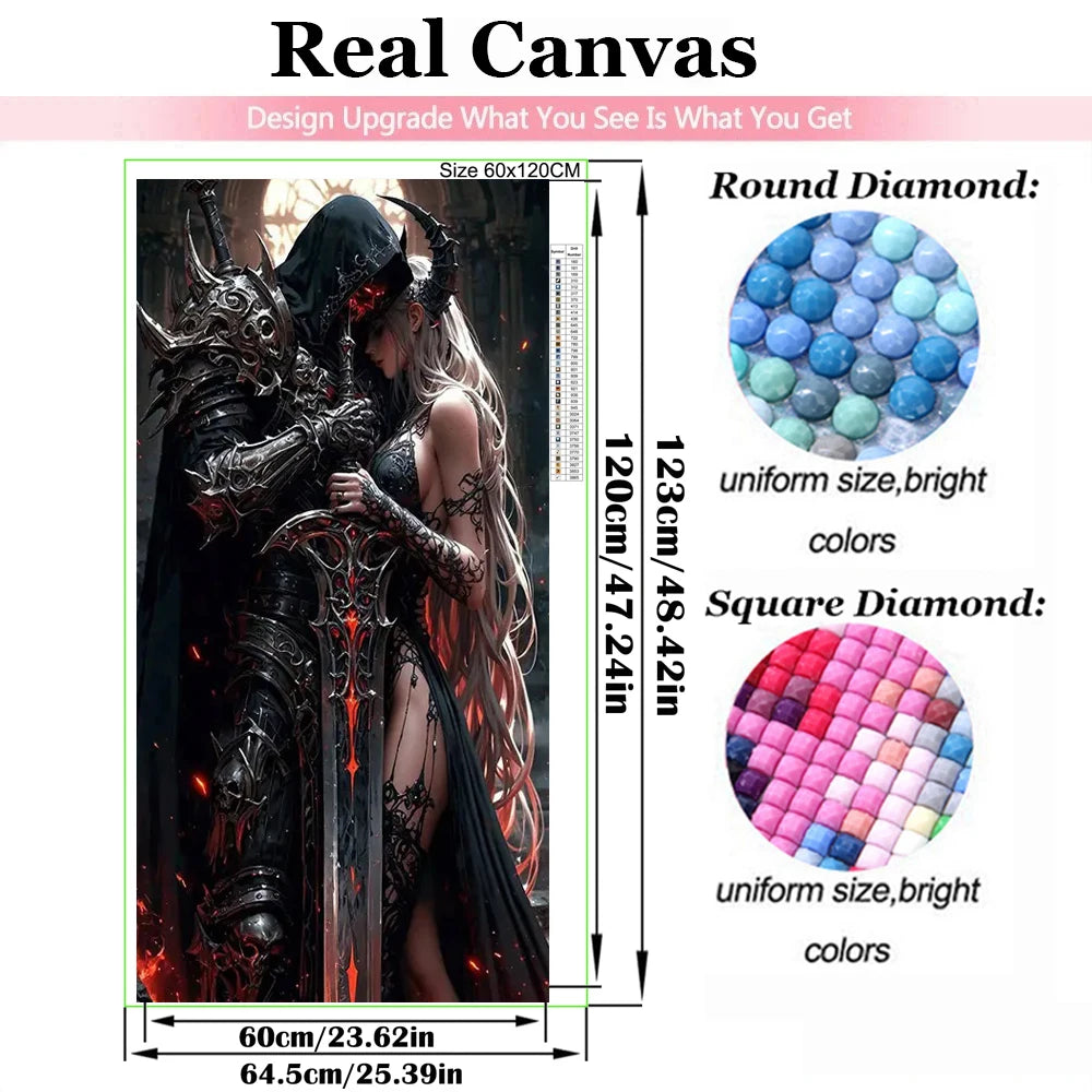 Dark Legends – Fantasy Portrait Diamond Painting Kit