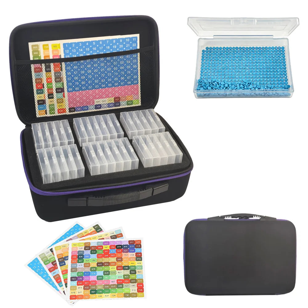 Color Keeper – 32 & 64 Tray Diamond Painting Organizer