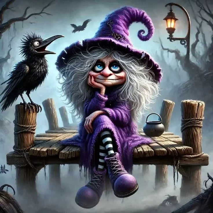 Spellbound Sisters – Witch Collection Diamond Painting Kit