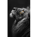Golden Gaze Lion Diamond Painting Kit – Round Drills — CFXZ005 / 30*40cm included in First Spark Starter Bundle