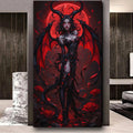 Crimson Enchantment – Red Demon Diamond Painting Kit