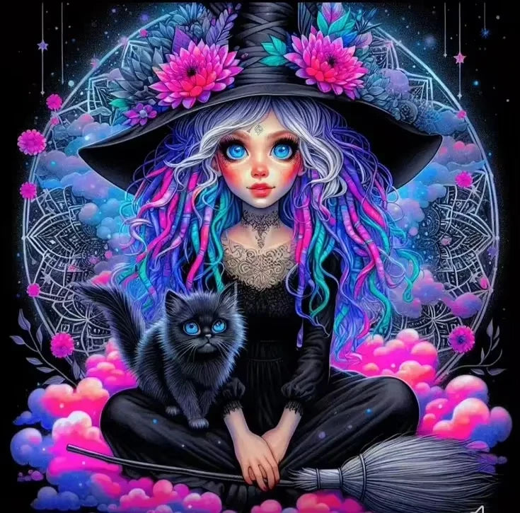 Spellbound Sisters – Witch Collection Diamond Painting Kit