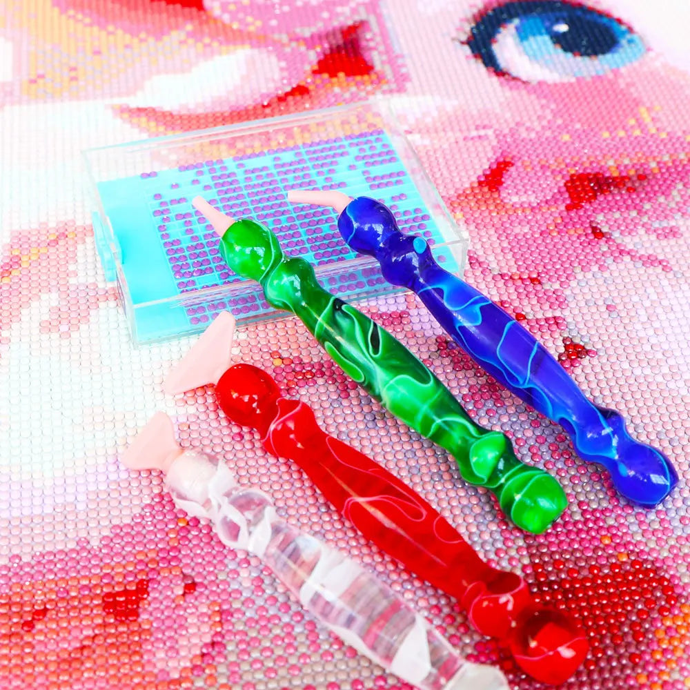 TwistTip Resin Diamond Painting Pen – Metal or Plastic Tip Options