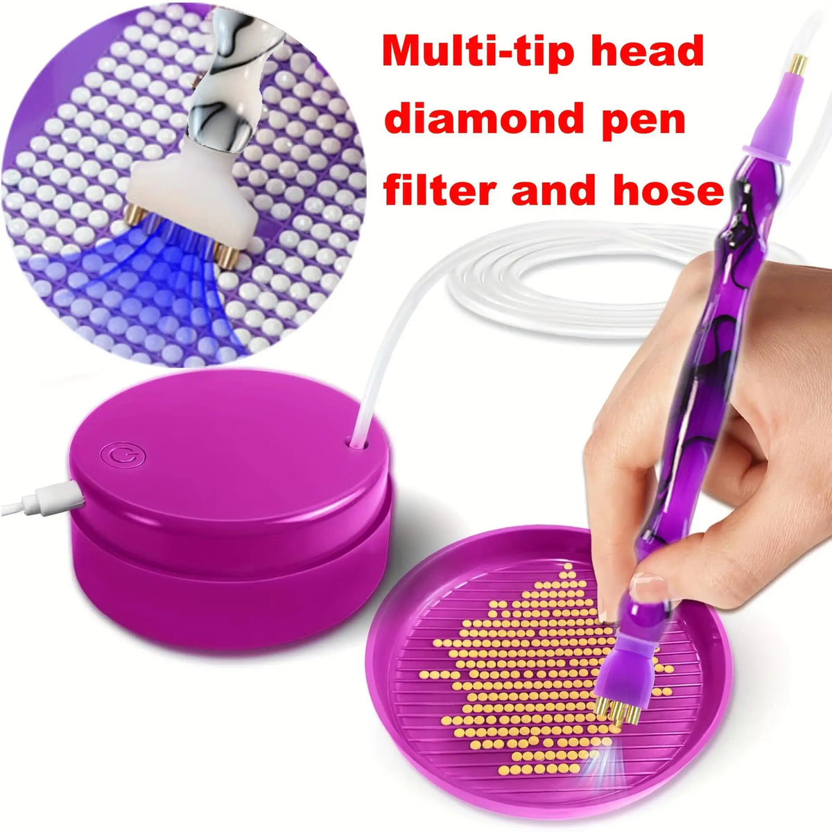 Easy Flow – 7-Piece Vacuum Diamond Pen Replacement Set