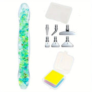GlowCraft Luminous Resin Diamond Painting Pen Set option Green B
