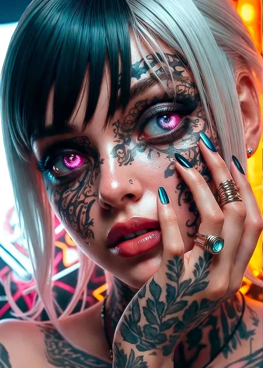 Modern Muse – Abstract Portrait Collection Diamond Painting Kit