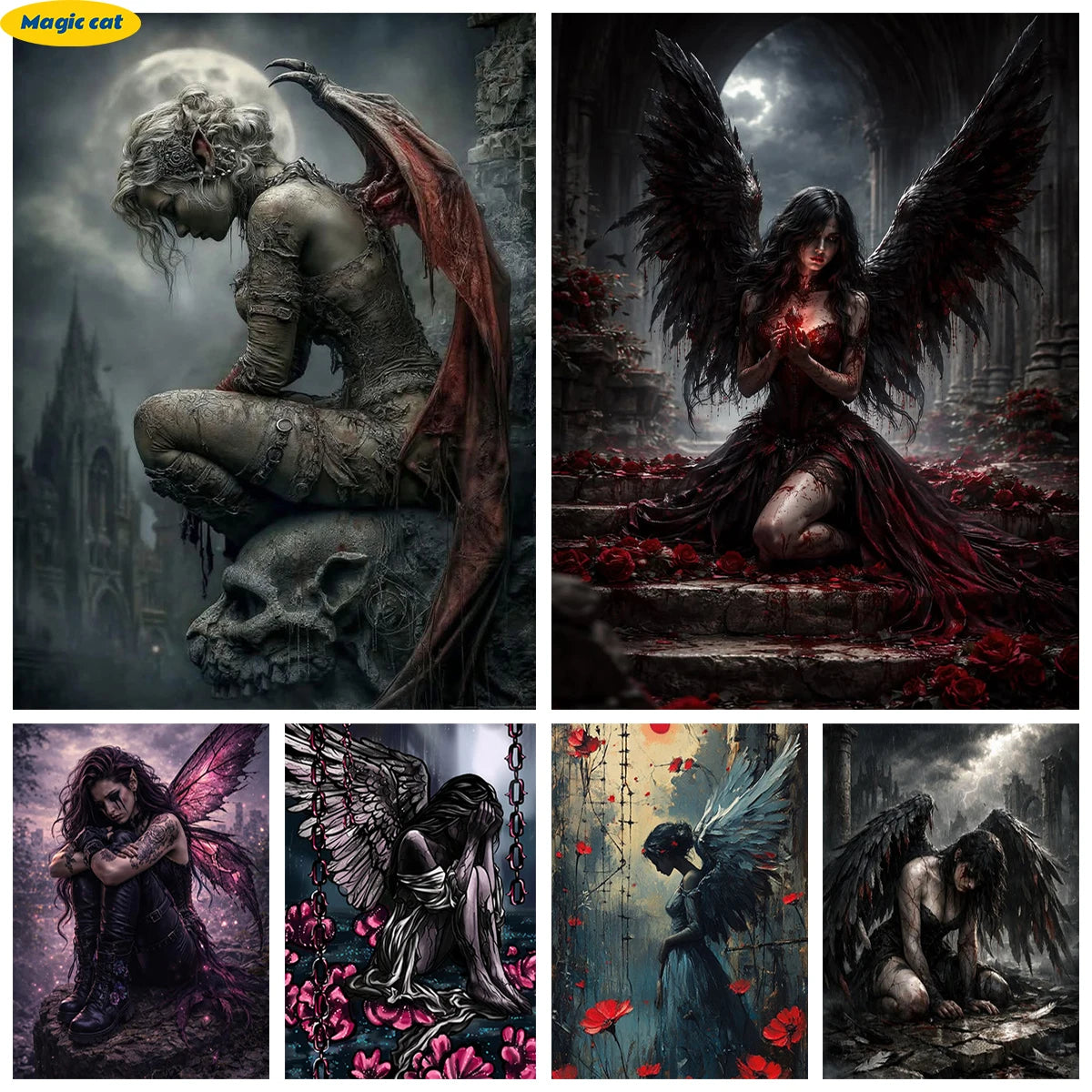 Wings of the Fallen – AB Diamond Painting Collection