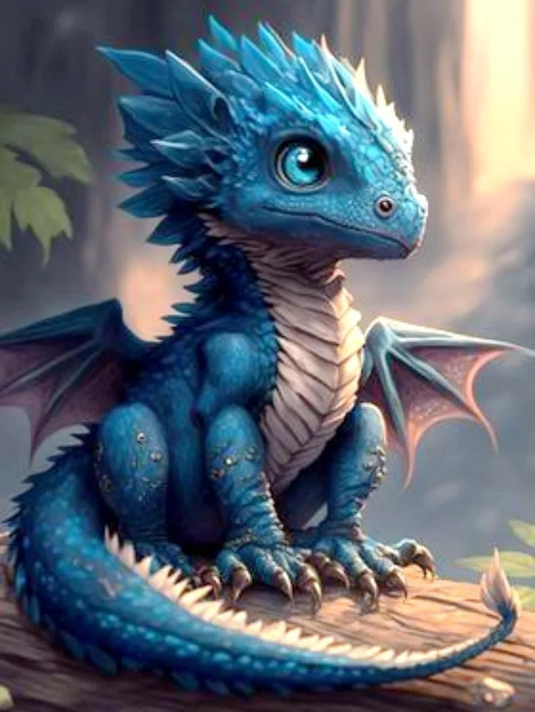 Enchanted Baby Dragons AB & Fairy Dust Diamond Painting Collection