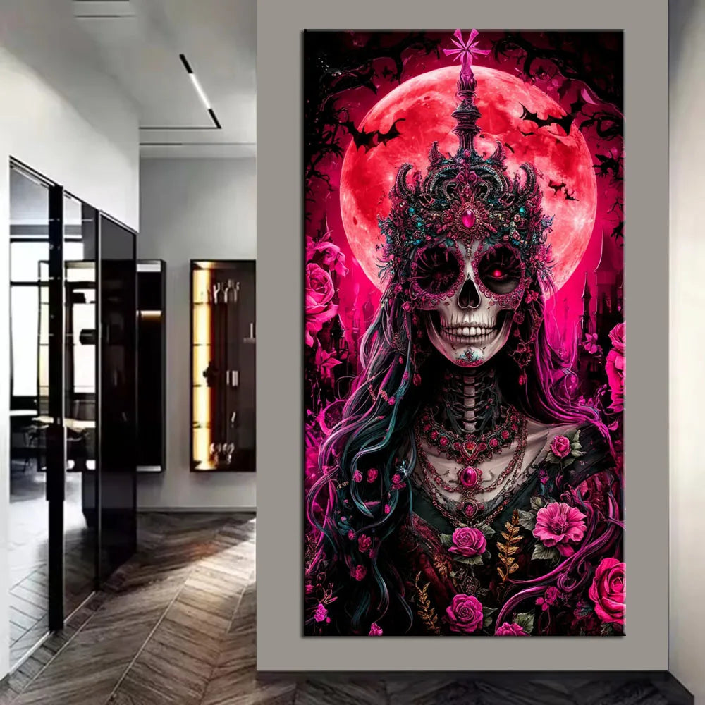 Reaper’s Realm – Gothic Skull Diamond Painting Collection