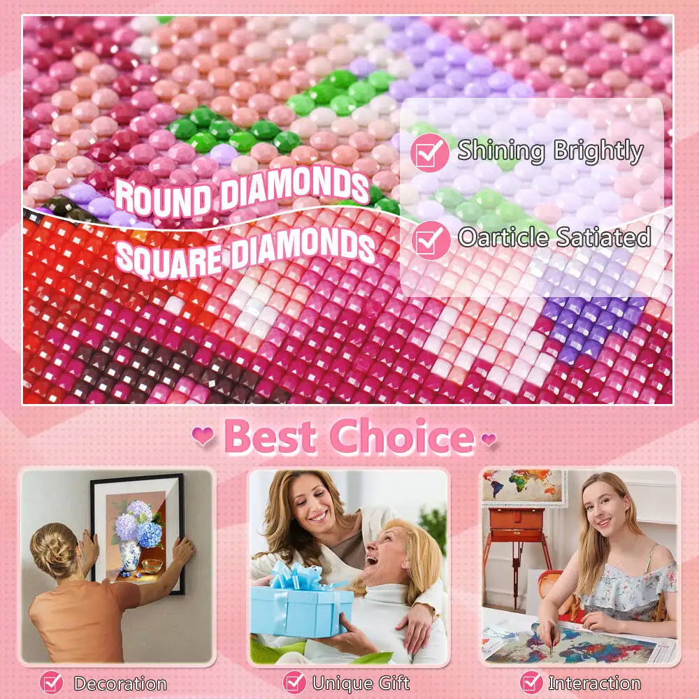 Enchanted Worlds – Glass Landscape Diamond Painting Collection