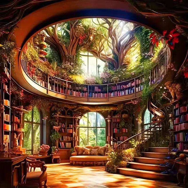 Storybook Library Diamond Painting Kit