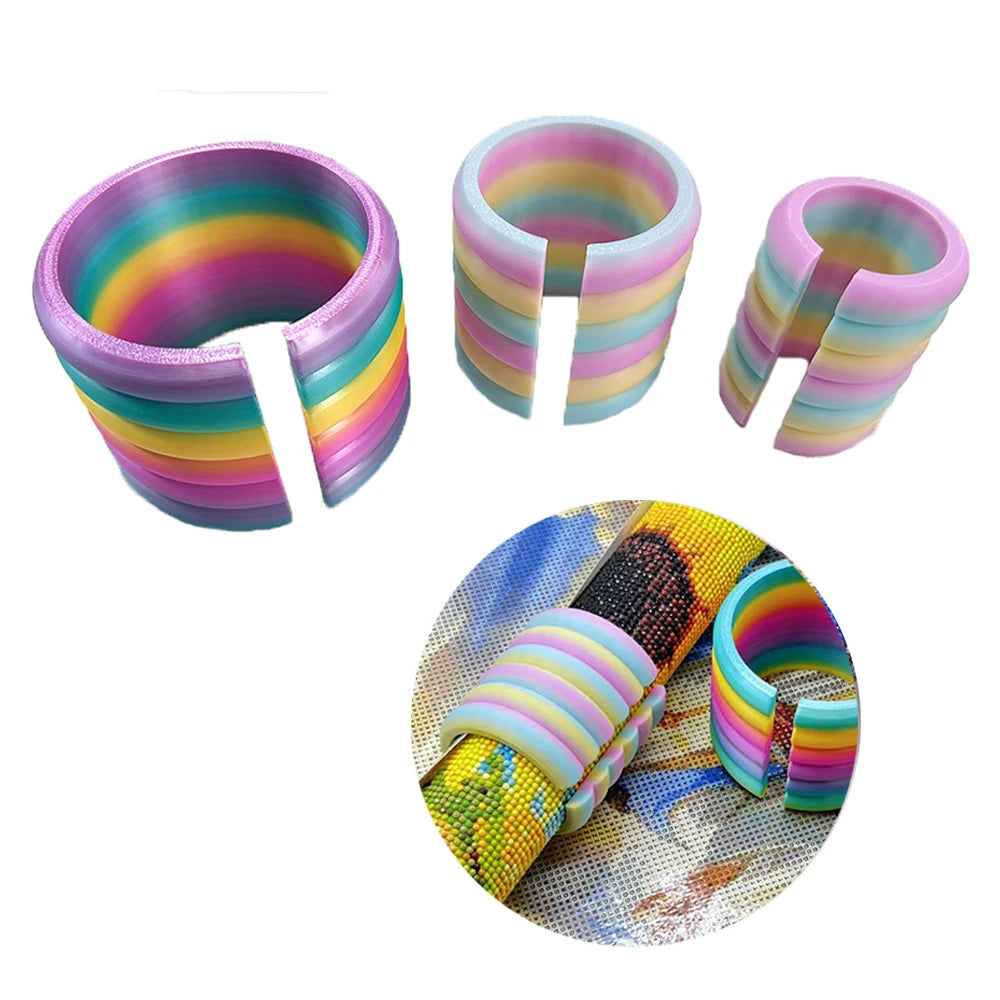 Rainbow Roll Diamond Painting Canvas Holder