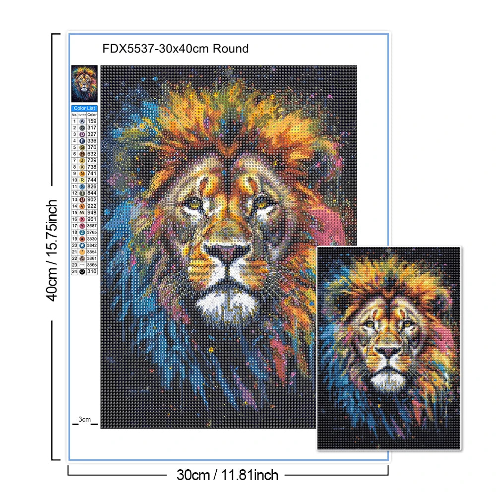 Kaleidoscope Companions – Animal Collection Diamond Painting Kit