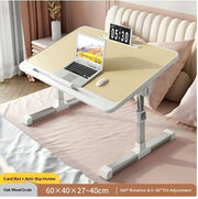 CozyCraft Adjustable Bed Table for Diamond Painting option Wood color