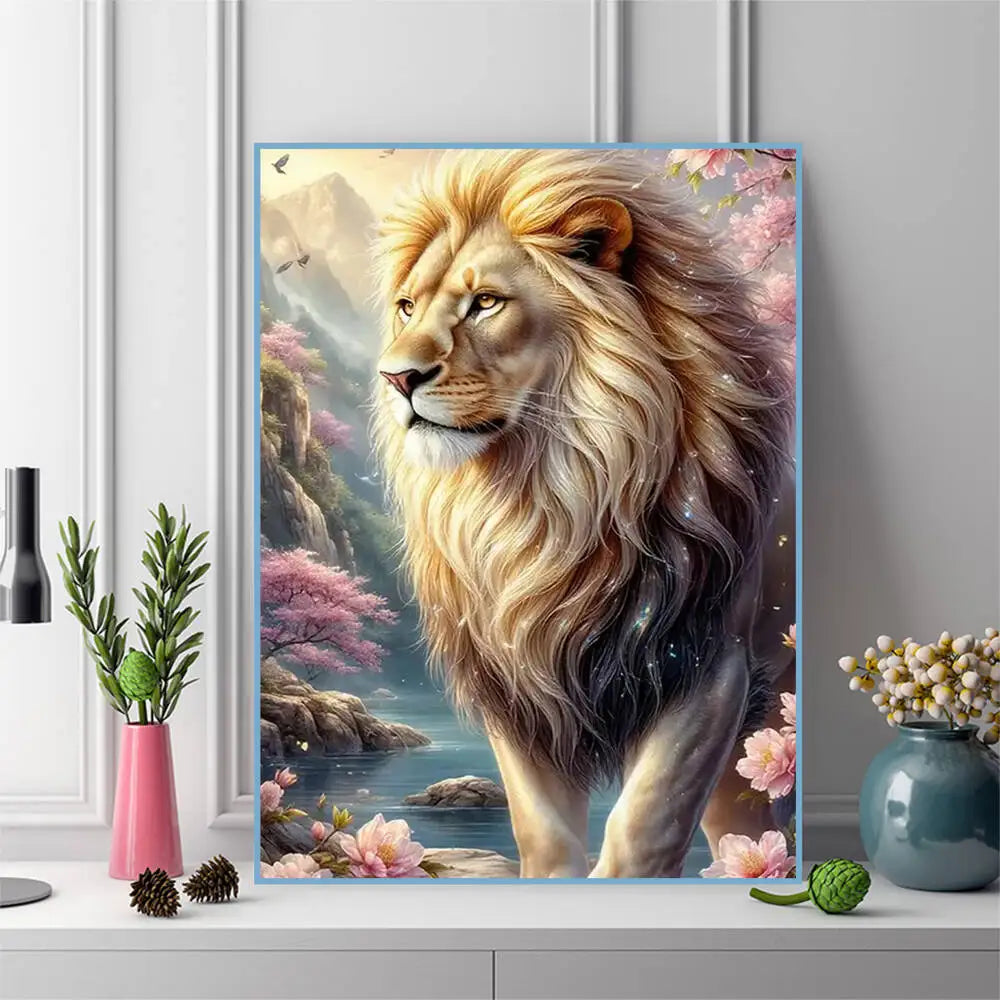 Lionheart Majesty – Lion Diamond Painting Kit