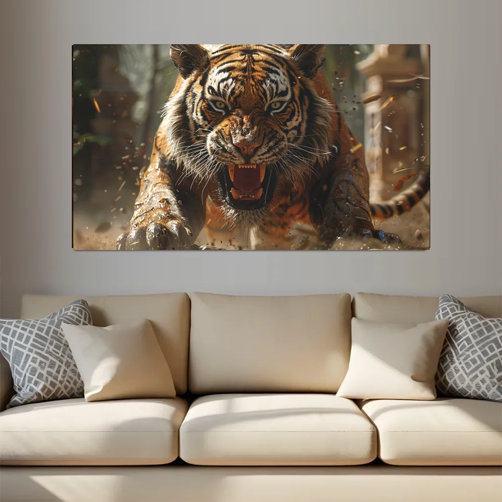 Wild Fury Tiger Diamond Painting Kit