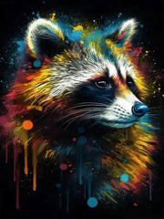 Prismatic Wildlife – AB & Fairy Dust Diamond Painting Kit artwork design D