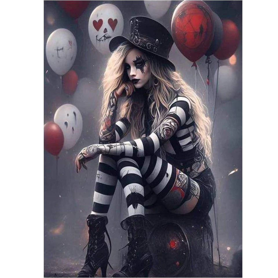 Beautifully Macabre – Gothic Portrait Diamond Painting Collection