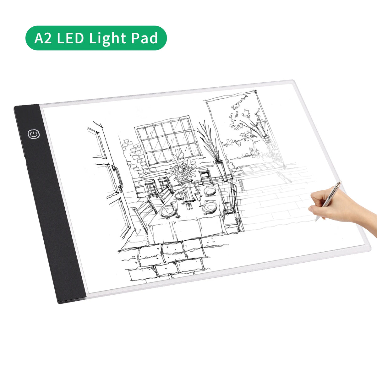 GlowSpace A2 Dimmable LED Light Board for Diamond Painting