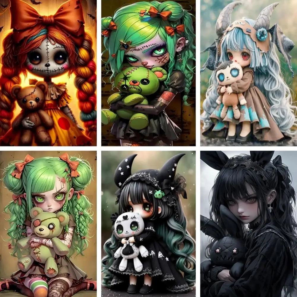Twilight Dolls – Gothic Character Collection Diamond Painting Kit