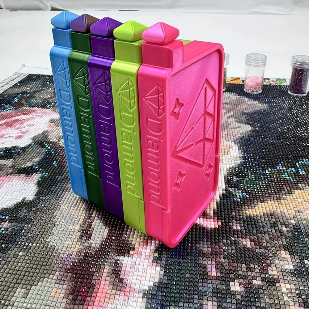 SlideStore Diamond Painting Tray with Sliding Cover