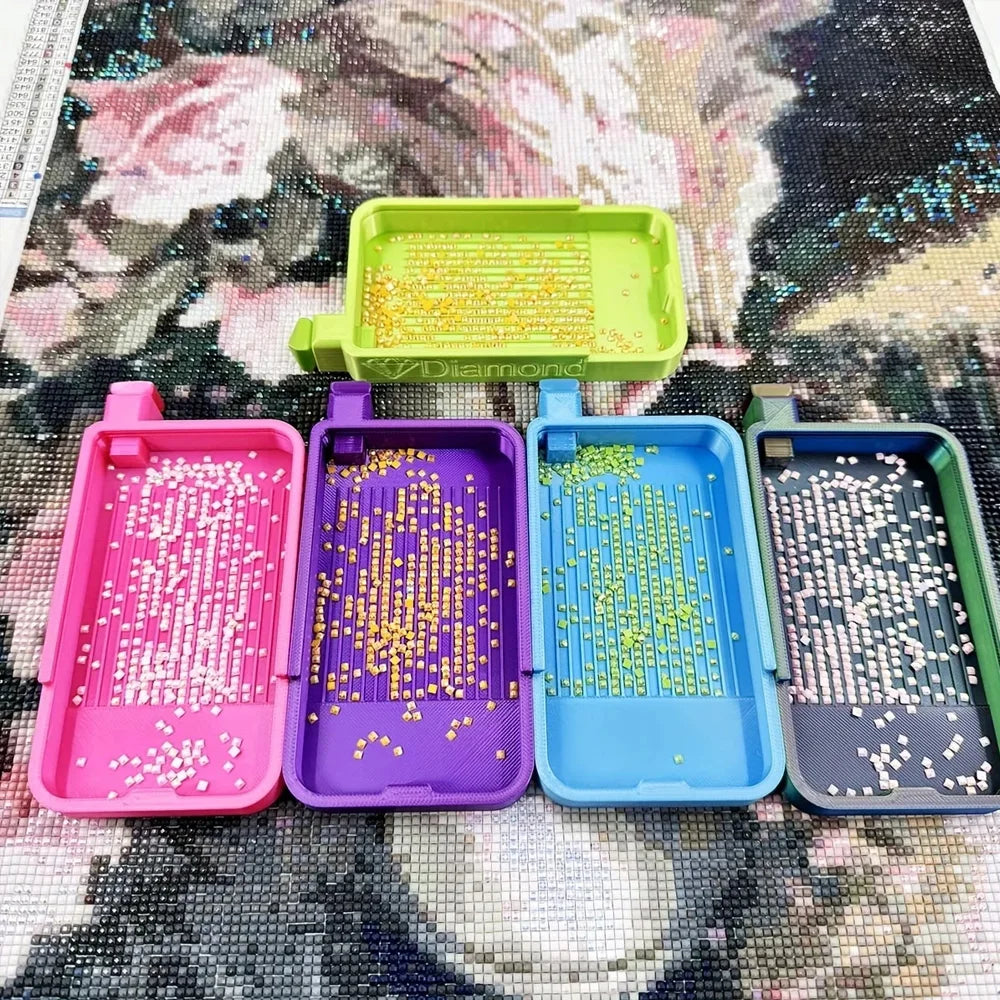SlideStore Diamond Painting Tray with Sliding Cover