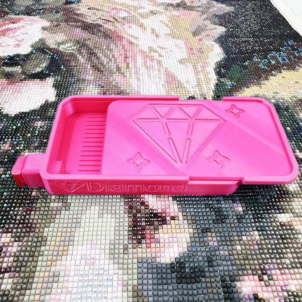 SlideStore Diamond Painting Tray with Sliding Cover