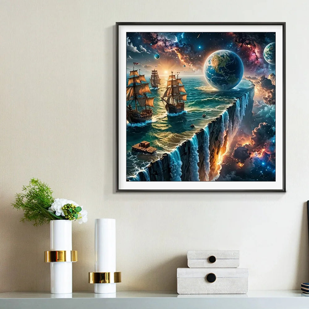 World Voyager Ship Diamond Painting Kit
