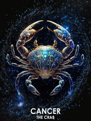 Starlit Signs – Zodiac Diamond Painting Collection artwork design B7