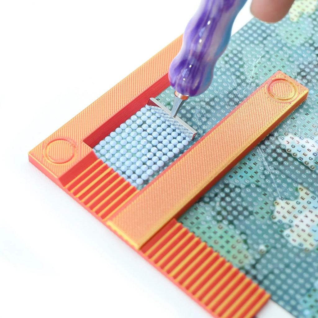 StraightLine L-Shaped Diamond Painting Alignment Ruler Set