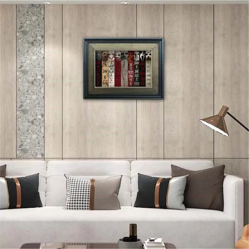 Fright Night Horror Collage Diamond Painting Collection – 6 Designs