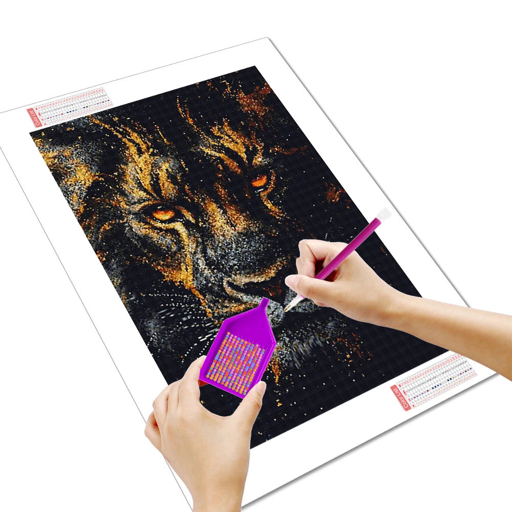 Embermane – Lion Diamond Painting Kit