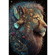 Regal Lion Fantasy Collection Diamond Painting Kit artwork design 4