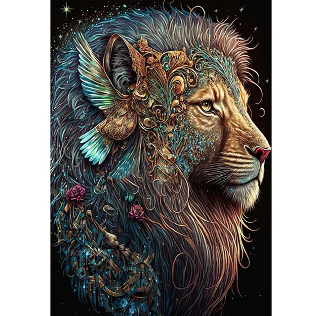 Regal Lion Fantasy Collection Diamond Painting Kit