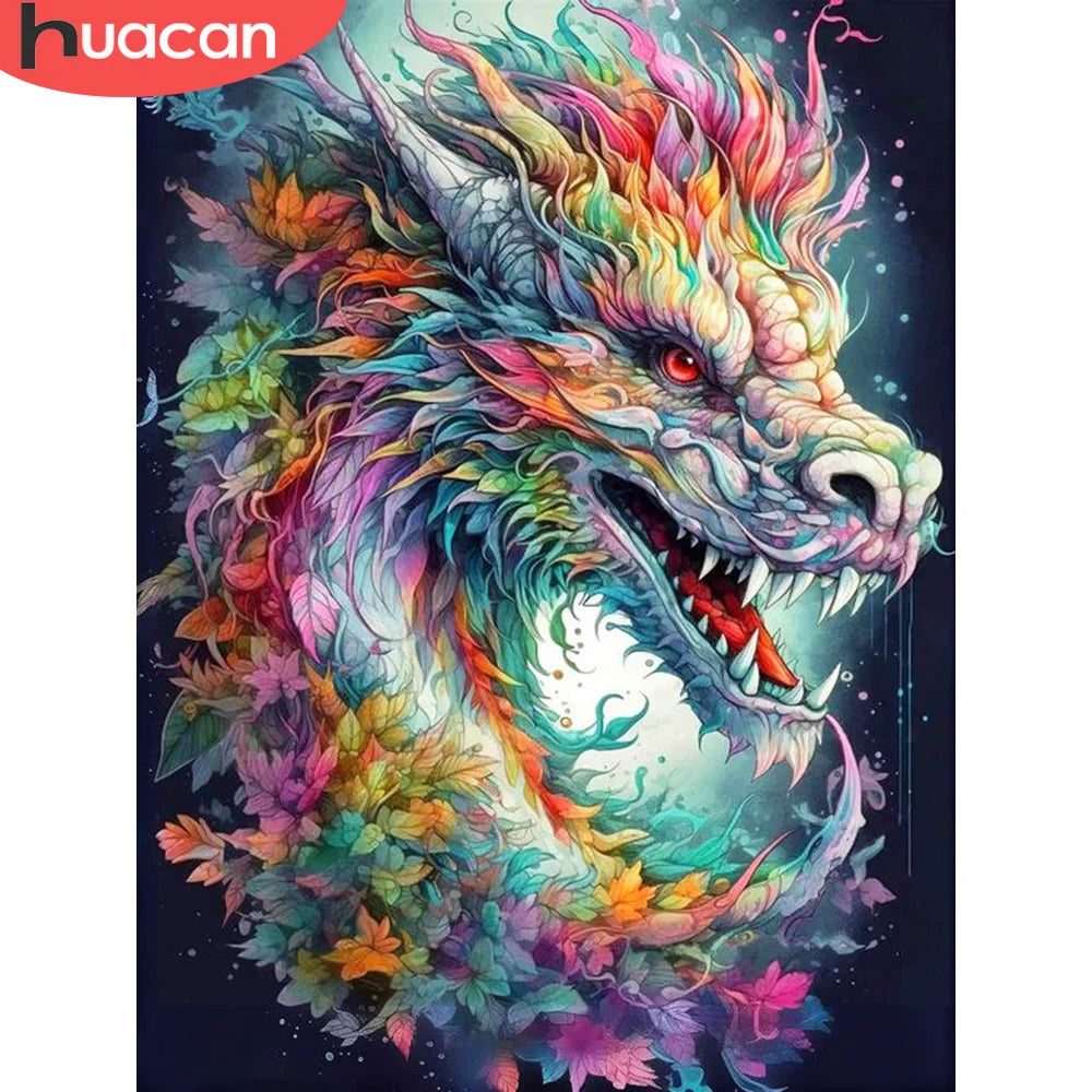 Prismatic Dragon – Full-Drill Diamond Painting Kit