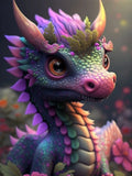 Enchanted Baby Dragons AB & Fairy Dust Diamond Painting Collection