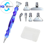 TwistTip Resin Diamond Painting Pen – Metal or Plastic Tip Options option D Blue Metal Tips