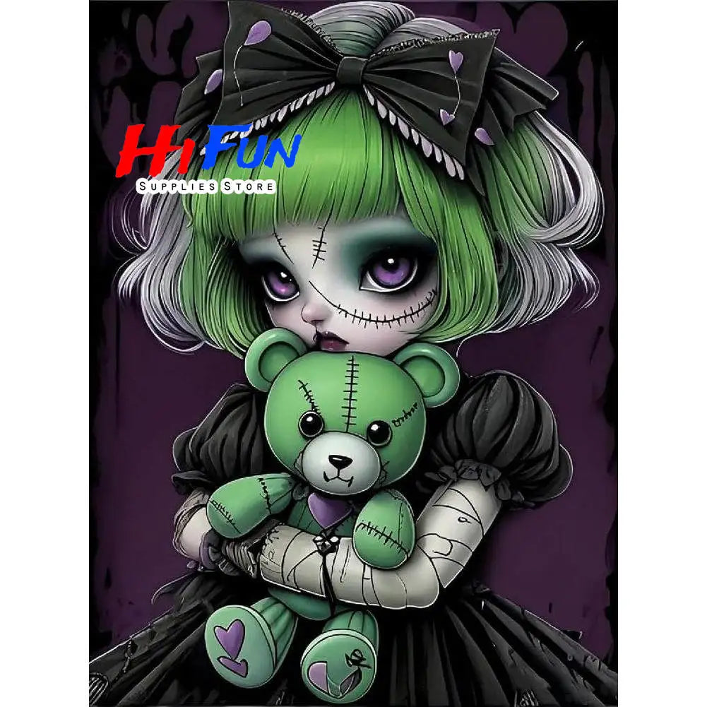 Twilight Dolls – Gothic Character Collection Diamond Painting Kit